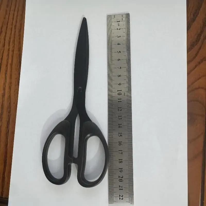 Stainless Steel Black Blade Scissors