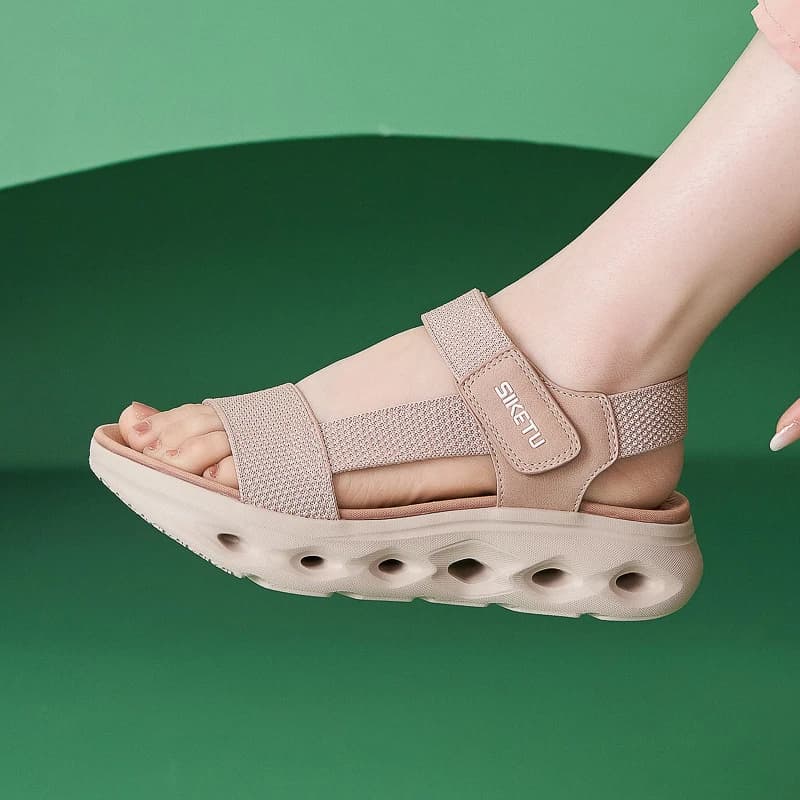 Comfort Walking Sandals with Velcro Buckle