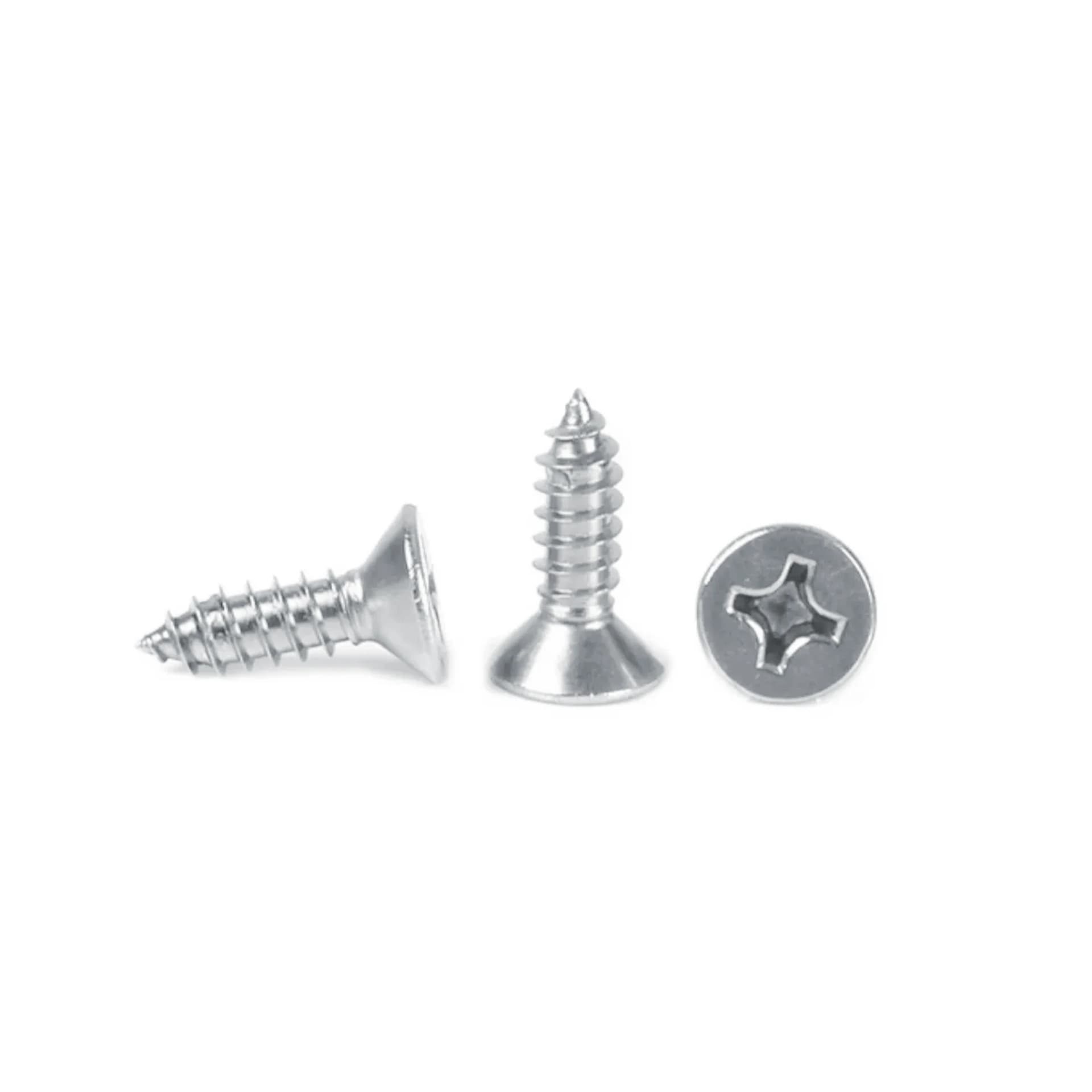 500-Piece Flat Head Wood Screws Assortment Kit