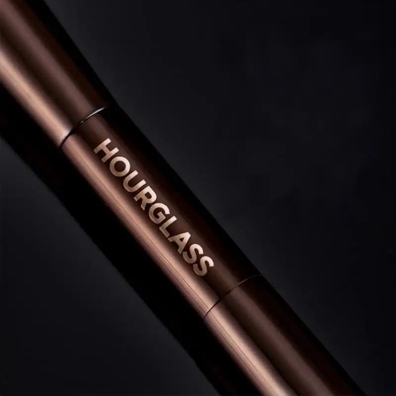 Makeup brush, powder brush, blush brush, loose powder brush, exquisite professional metal handle, double-head design, with box