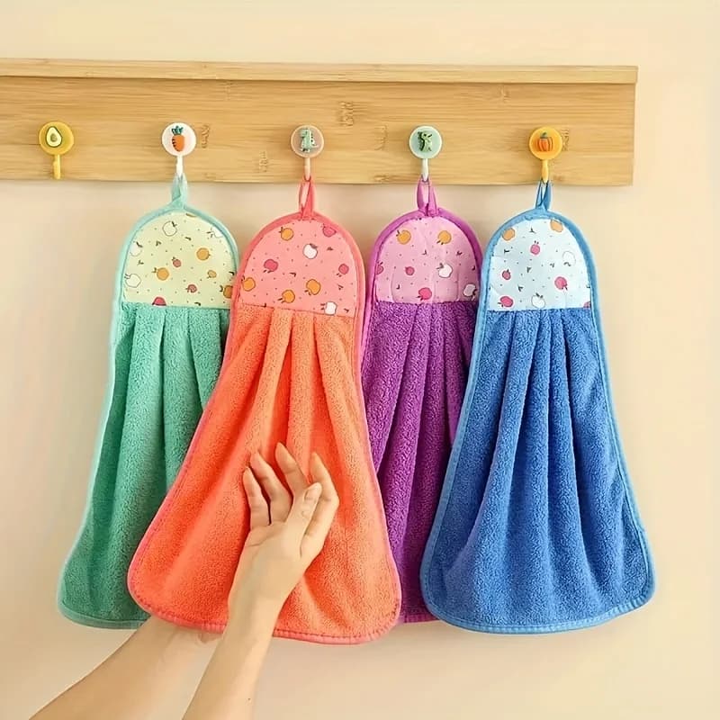 Microfiber Hand Towels with Loops