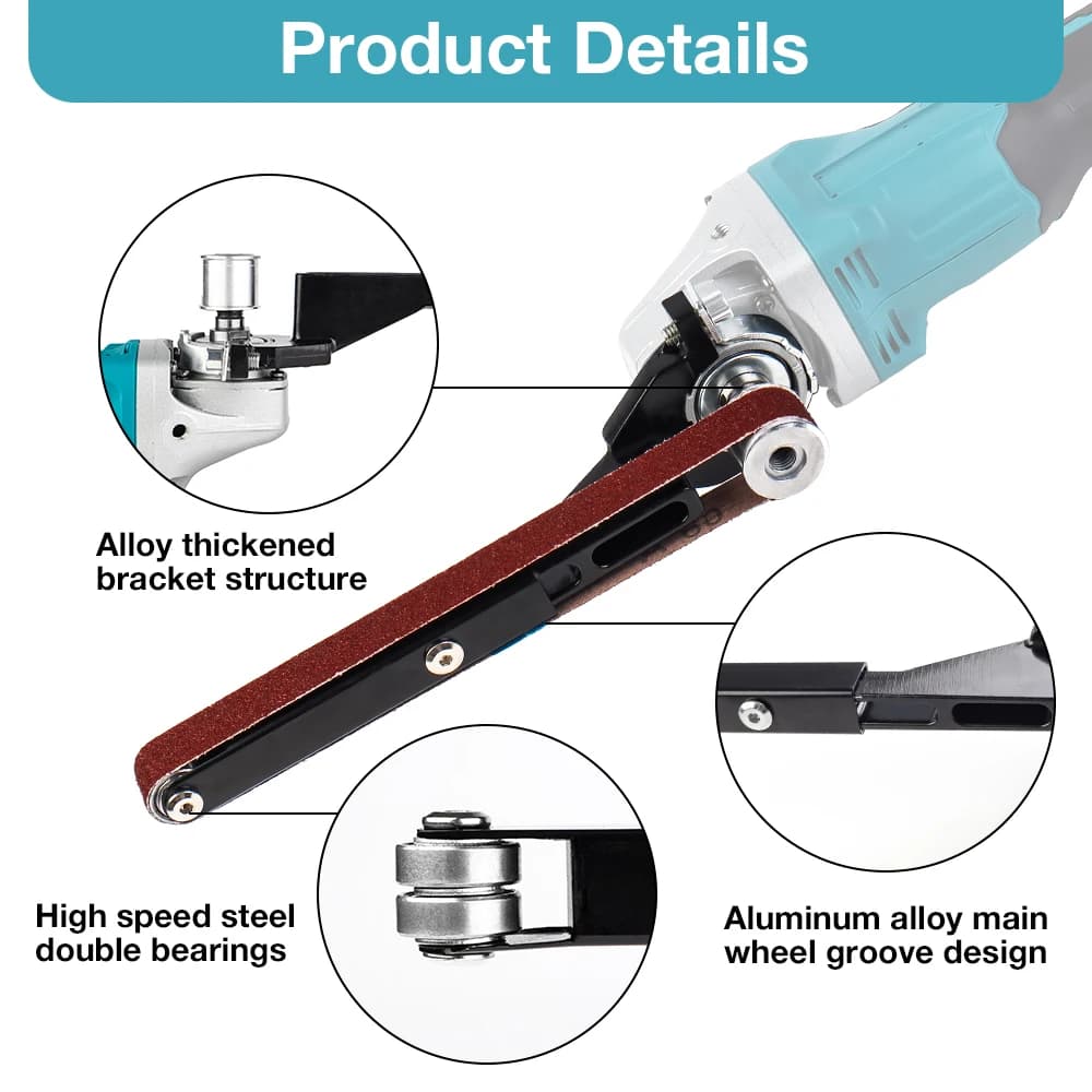 Angle Grinder Belt Sander Conversion Attachment
