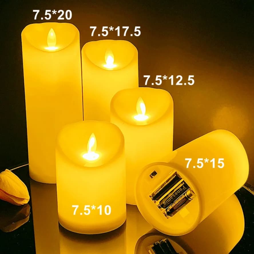 LED Flameless Flickering Candle