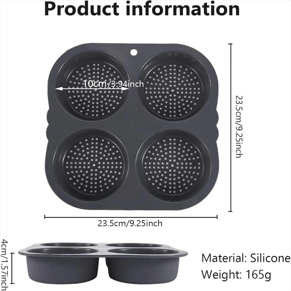 Silicone Bread Mold, for Making Mini Cakes and Bread, Especially Suitable for Baking, Ideal Baking Mold, Round Design, Baking Tr