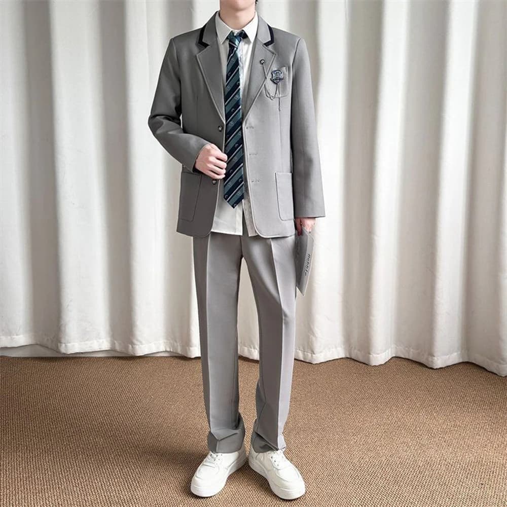 Men's Preppy Blazer Jacket