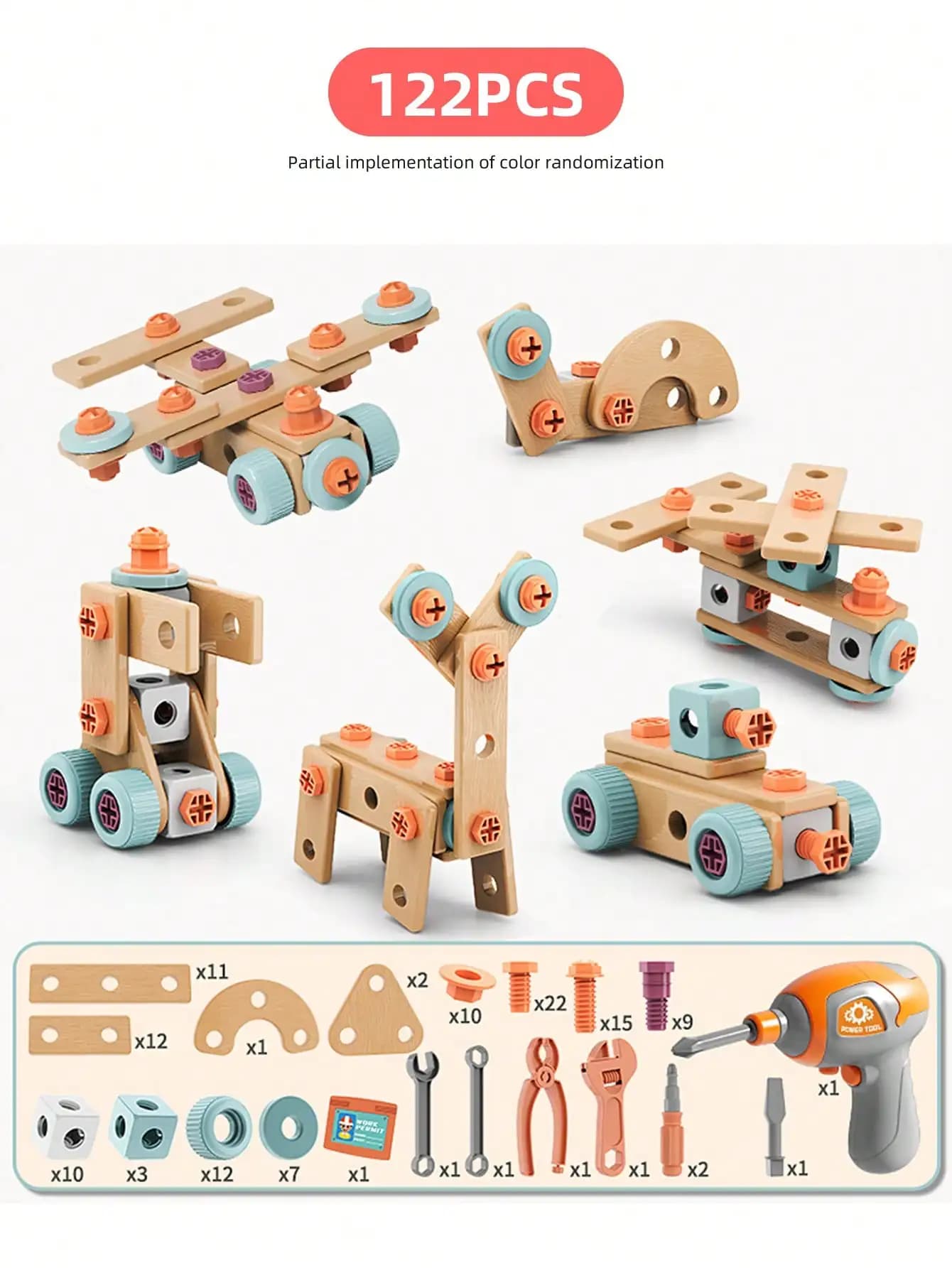 Kids Tool Set DIY Nut Assembly Toy