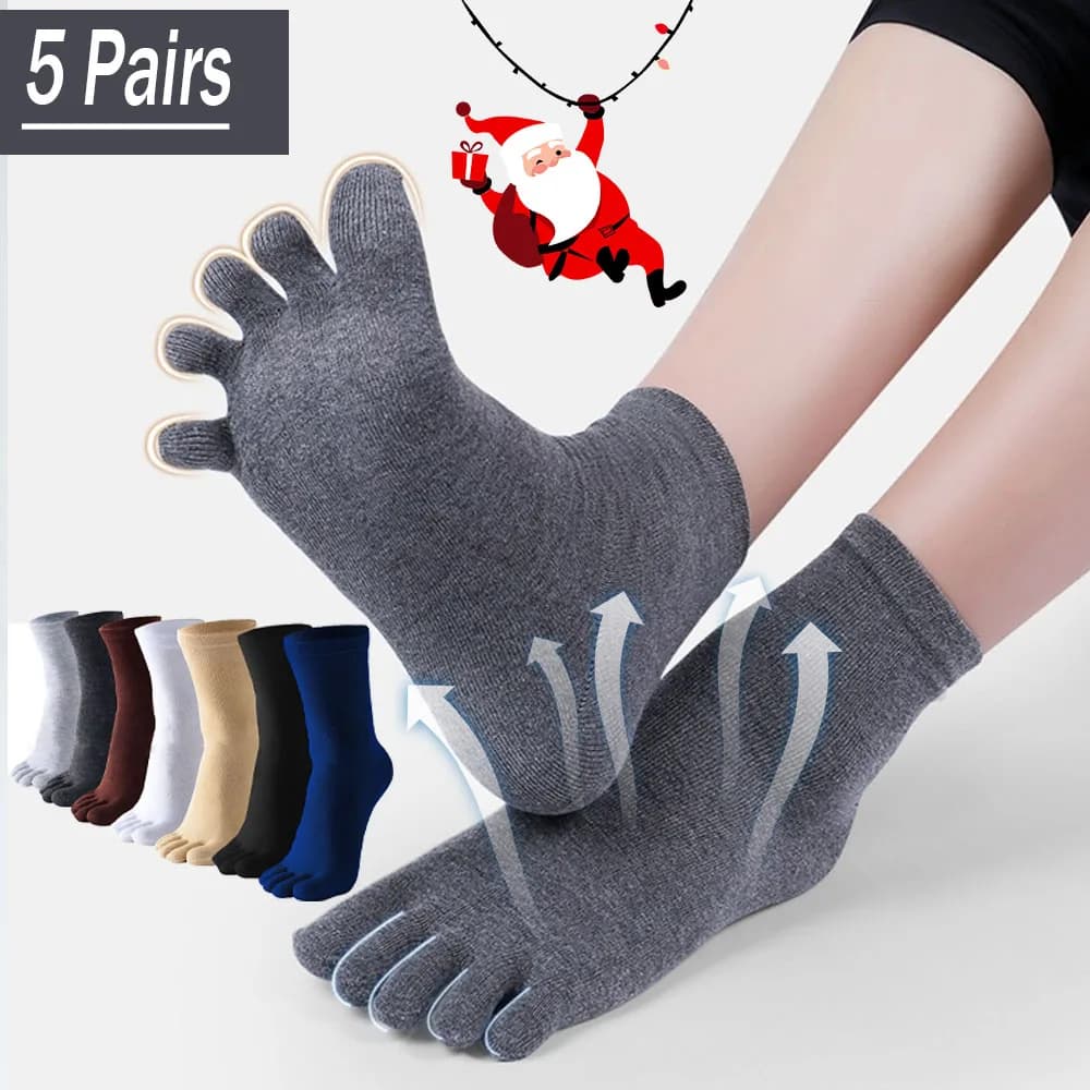 Five Finger Crew Socks