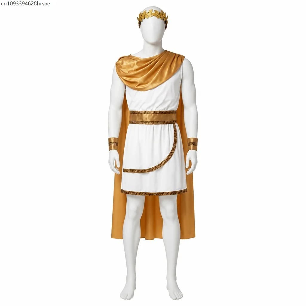 Ancient Greek Roman Robe Cosplay Costume Set