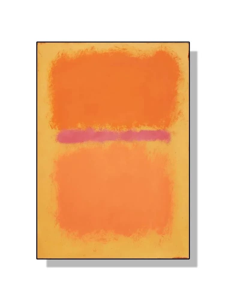 Abstract Colorfield Canvas Wall Art Print