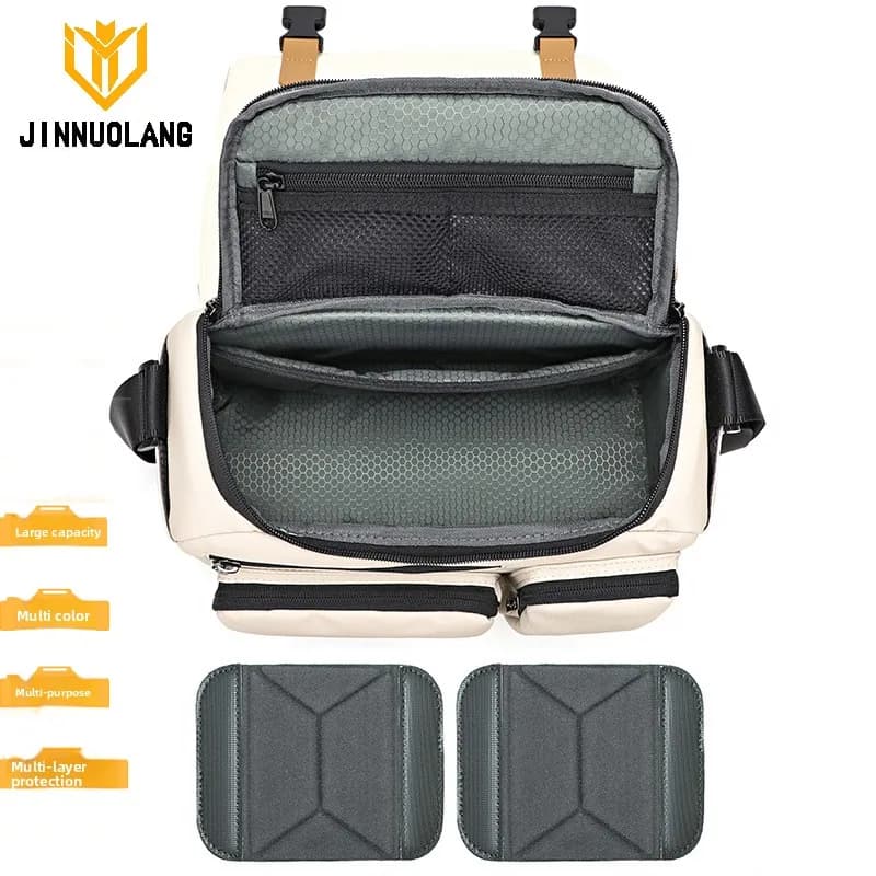Waterproof Camera Shoulder Bag with Detachable Partitions