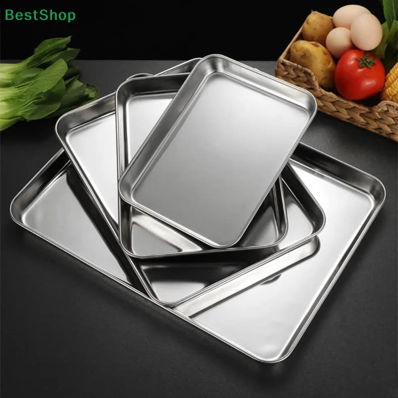 Stainless Steel Baking Pan Set with Cooling Rack