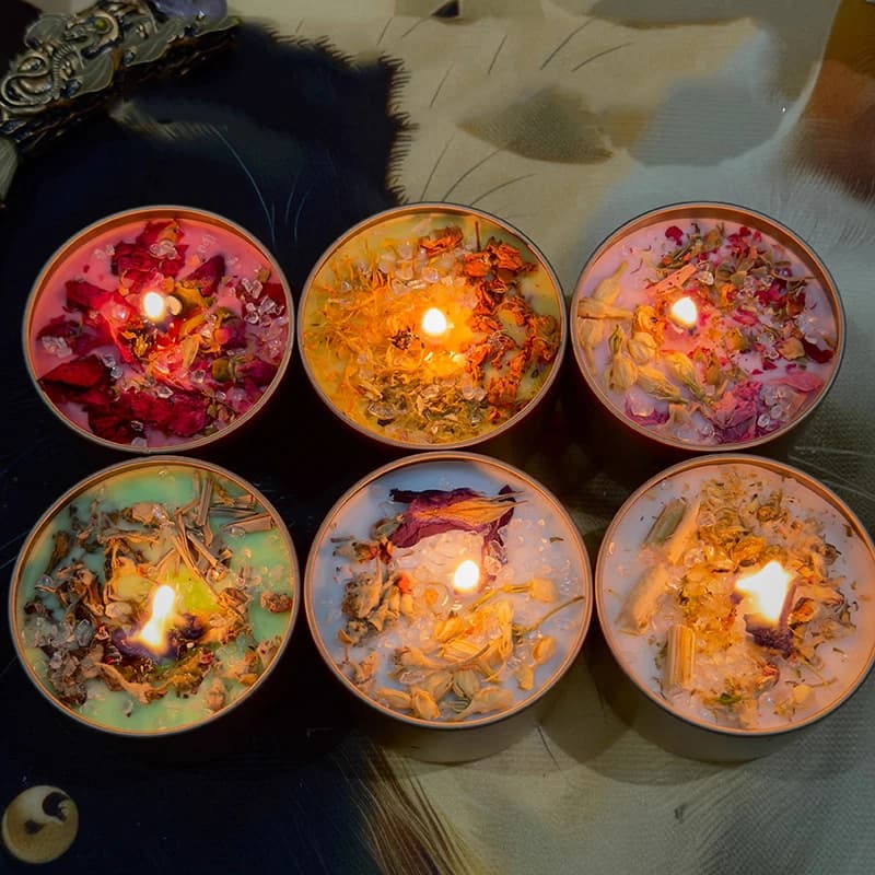 Soy Wax Scented Candle in Iron Can