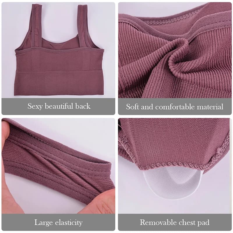 Breathable Seamless Sports Bra