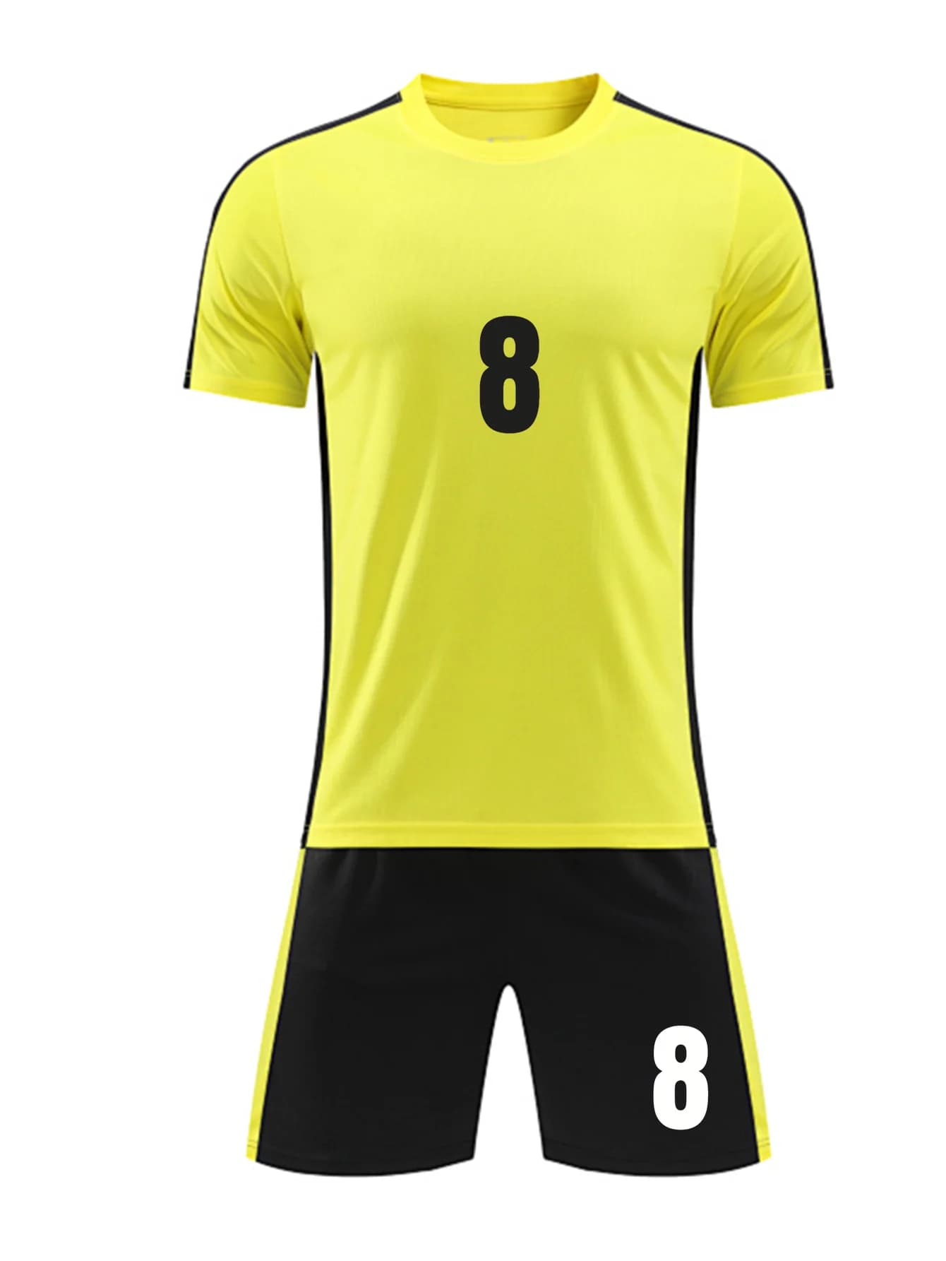 Unisex Blank Soccer Jersey Set