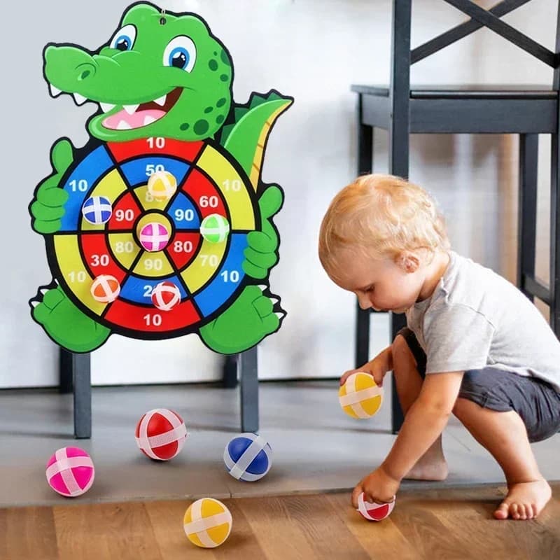 Sticky Ball Dart Board Game for Kids
