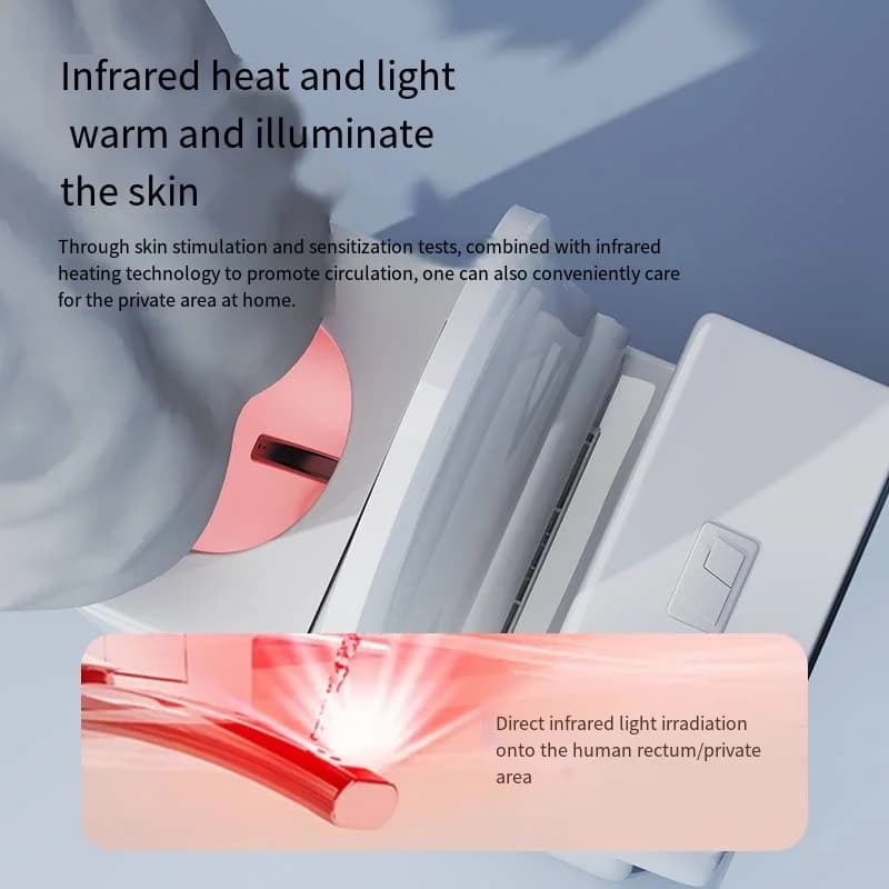 2025 Tiktok Small Size  Design Modern Smart Fully Automatic Flip Cover Remote Control Cleaning Drying Intelligent Toilet Seat