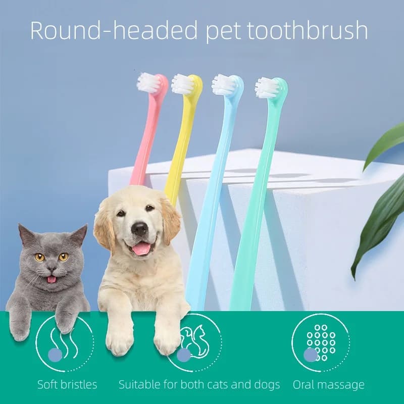 Soft-Bristle Pet Toothbrush
