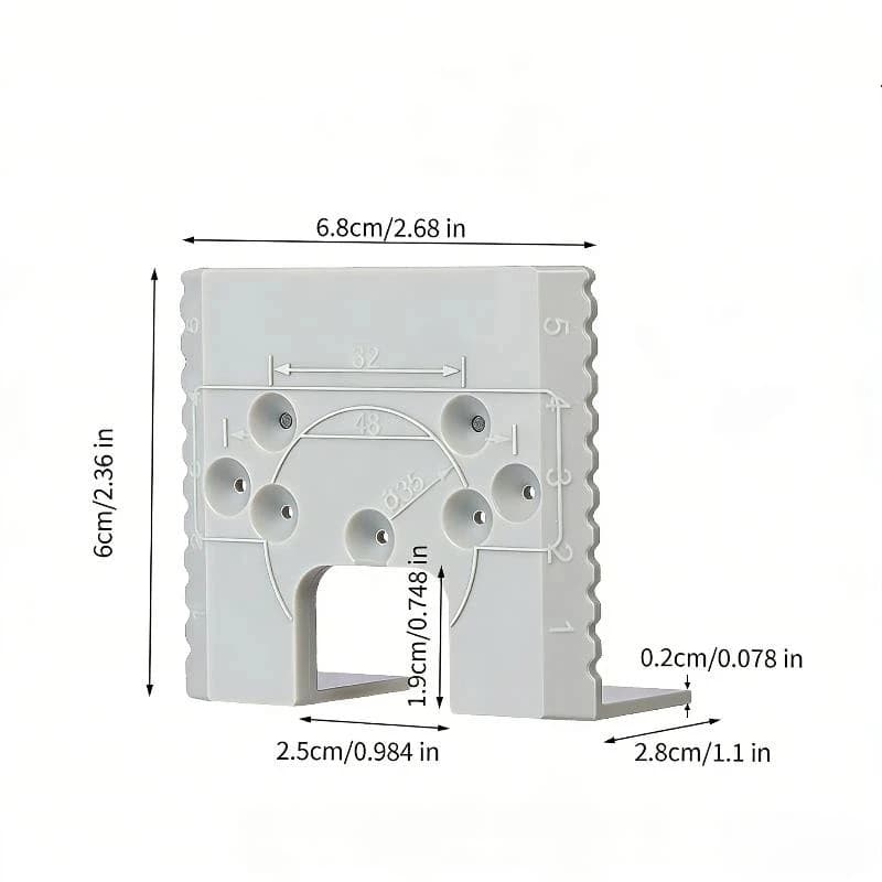 Hinge Positioning Jig for Cabinet Door Installation