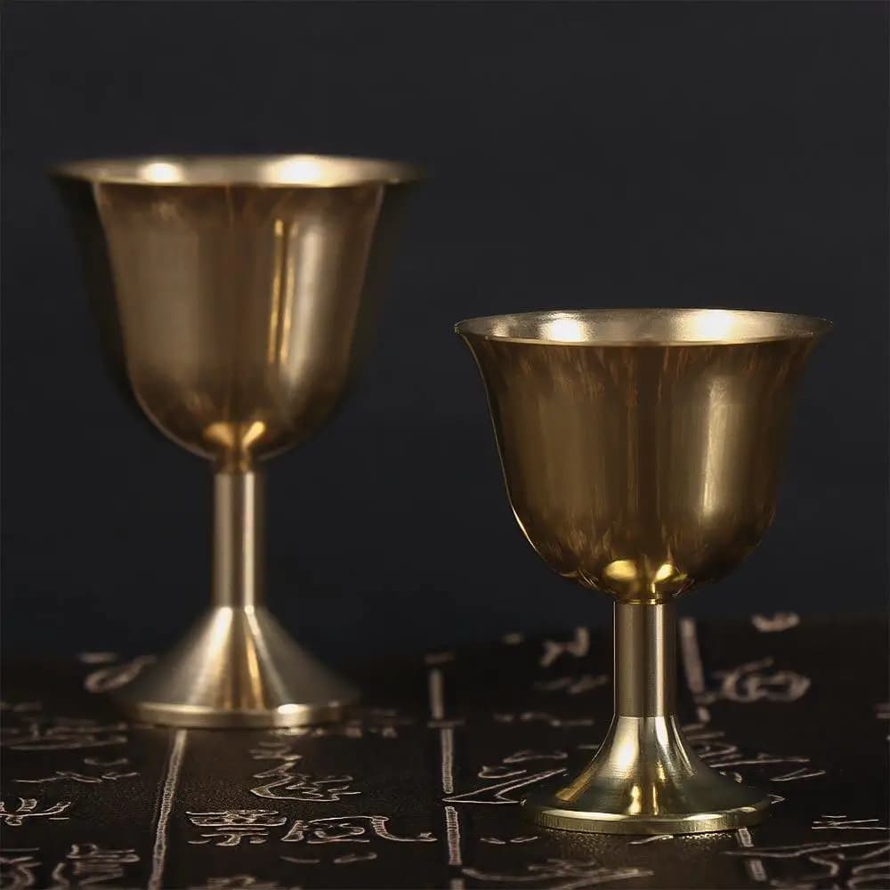 Metal Gold Copper Wine Goblet