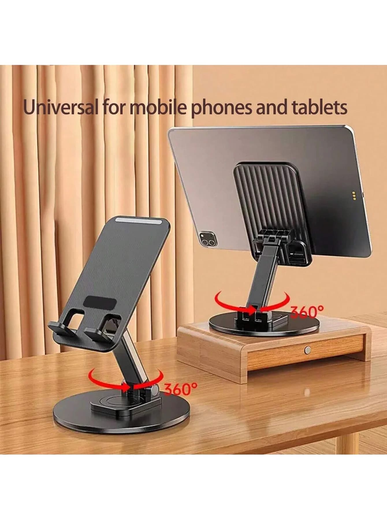 Phone Stand, Desktop Stand, Tablet/Ipad Support, Lazy Support, Home Use, Live Streaming, Folding, Height-Adjustable Stand, Cooli