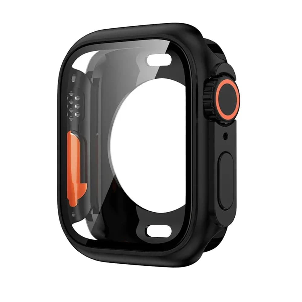 Screen Protector for Apple Watch Case 46mm 45mm 44mm 40mm 41mm 42mm Change To Ultra Hard Cover for iWatch 11 10 9 8 7 6 5 4 SE