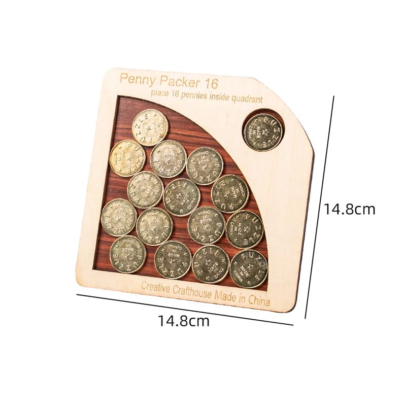 Penny Baffling Puzzle Brain Teaser