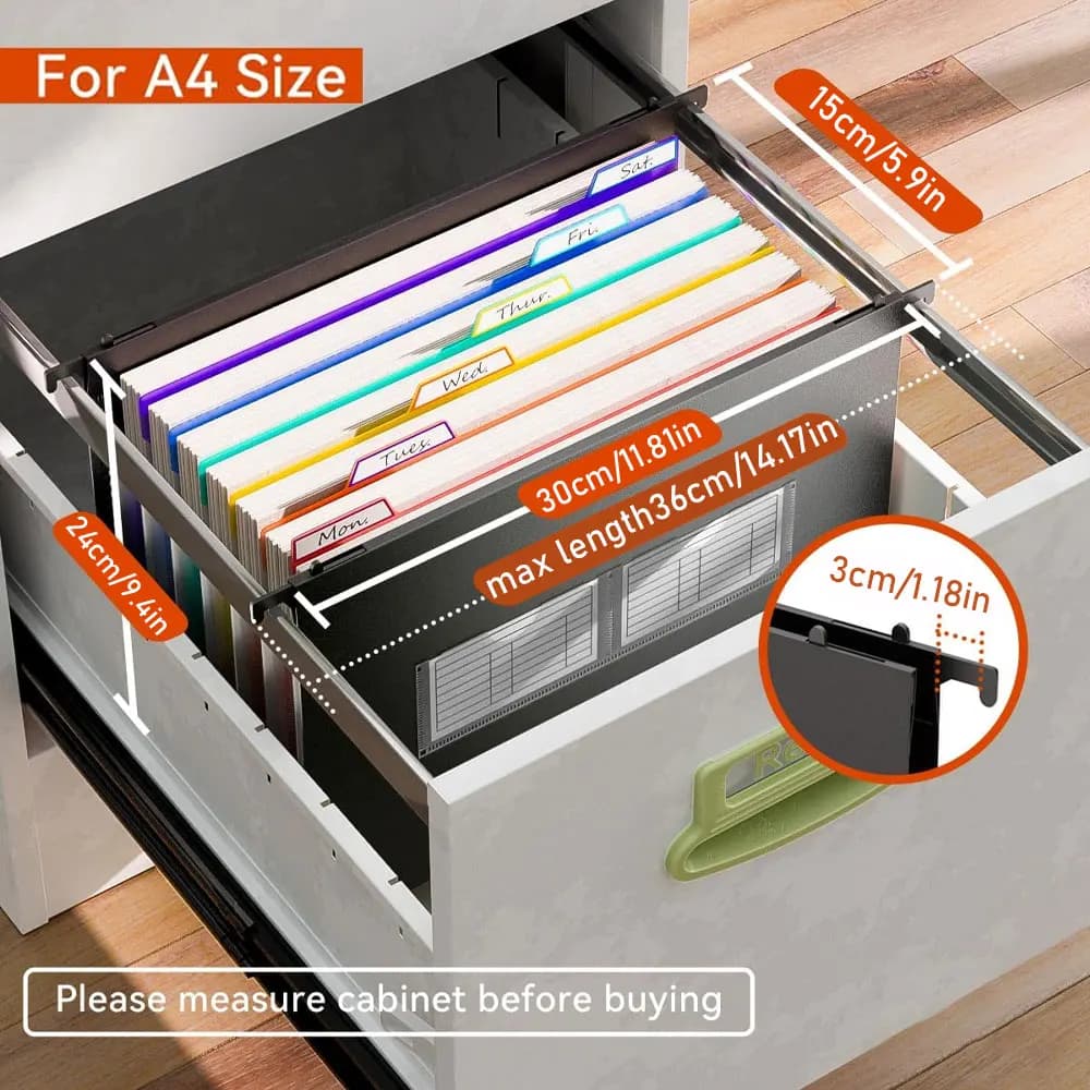 7-Pocket Expandable Hanging File Bag