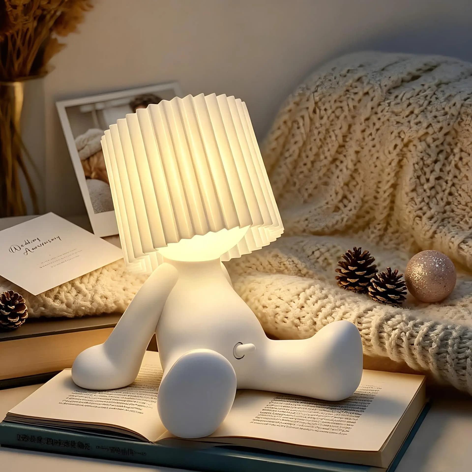 LED night light, cute desk lamp, suitable for bedroom lights, bedside lamps, and home bedroom decoration.