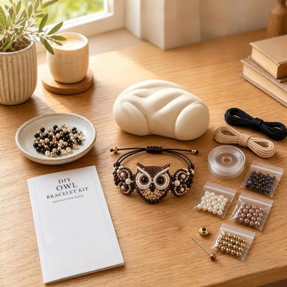 DIY Beaded Bracelet Making Kit With Charms