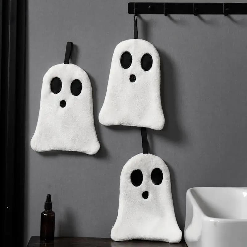 Ghost Shaped Halloween Hand Towel