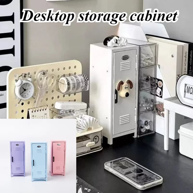 Mini Stainless Steel Storage Cabinet with Lock