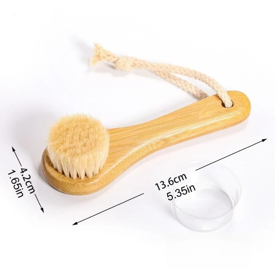 Wooden Facial Exfoliating Brush