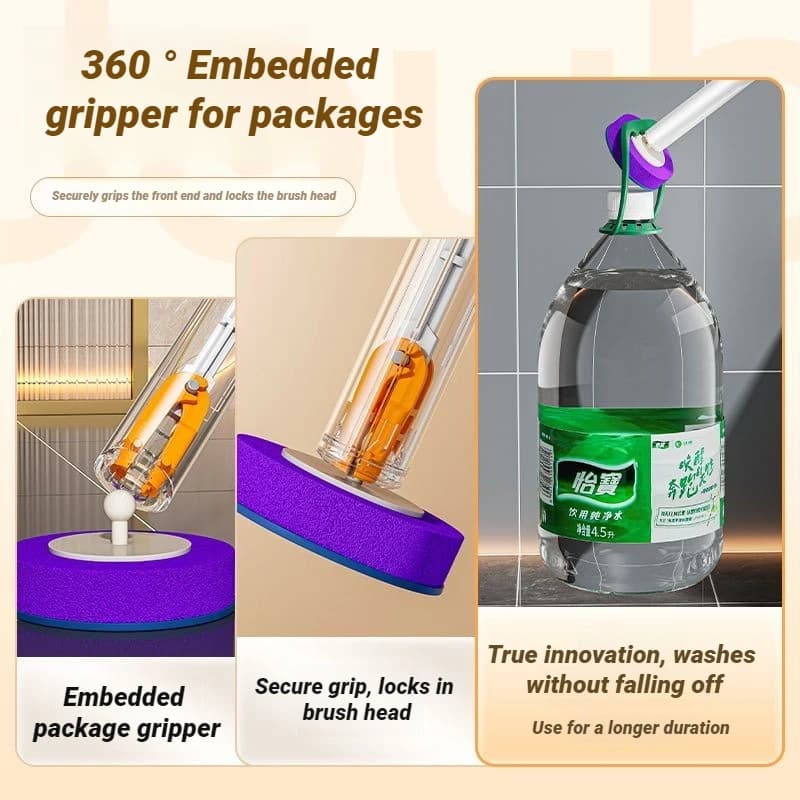 Wall-Mounted Toilet Brush with Disposable Refills