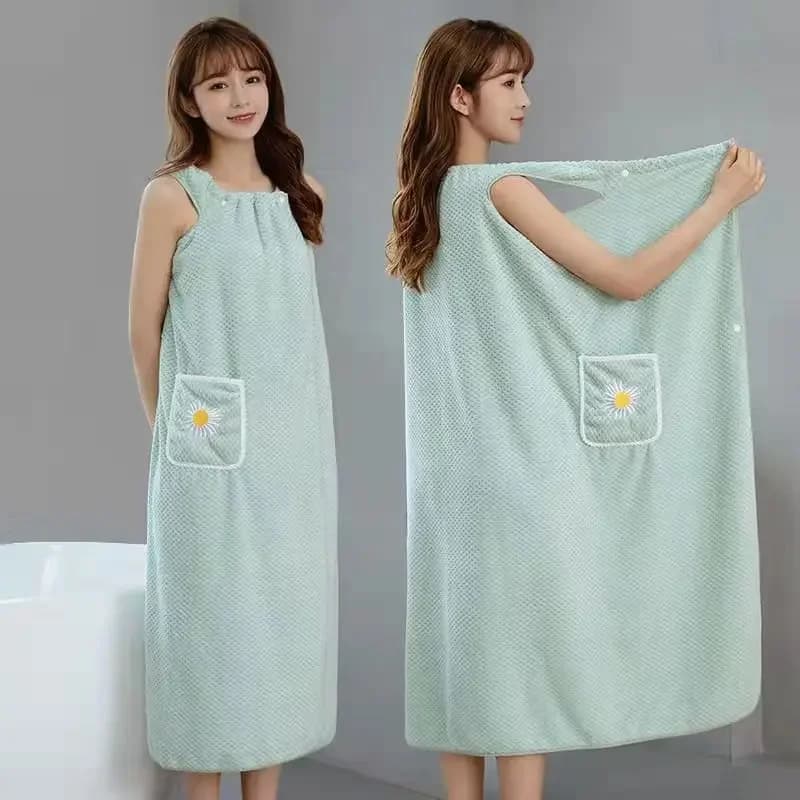 Cotton Bath Wrap Towel Robe