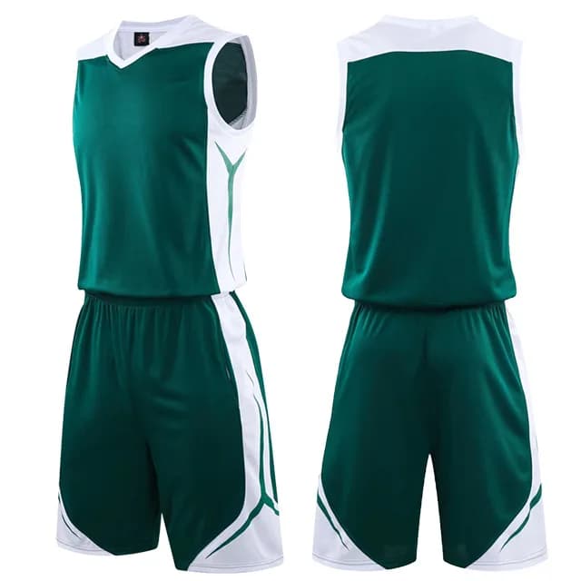 Men's Basketball Jersey Set Blank Customizable
