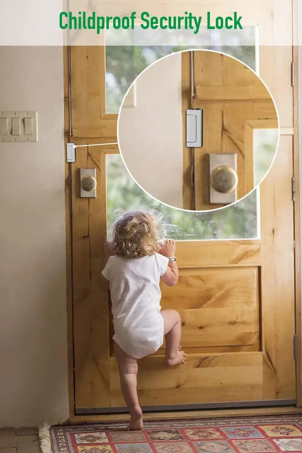 Door Reinforcement Lock with 3 Inch Stop