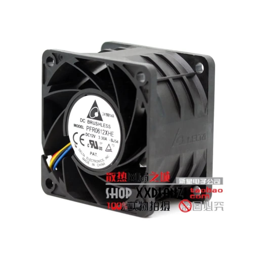 new Delta 6038 PFR0612XHE DC 12V 3.30A ultra violent strong air flow high speed axial fan