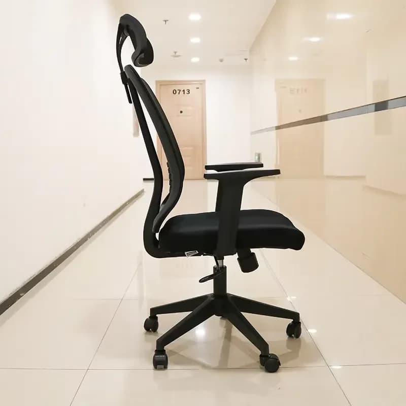 High Back Mesh Office Chair with Breathable Fabric Seat