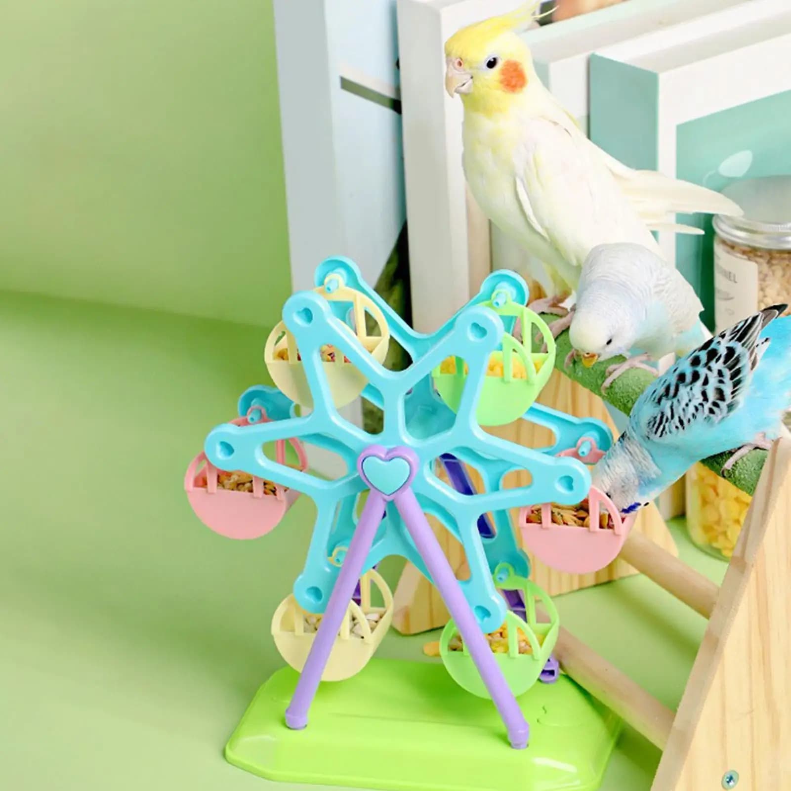 Bird Foraging Wheel Feeder Toy