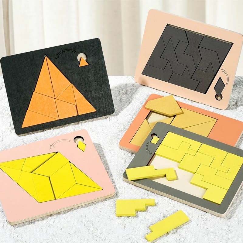 Wooden Puzzle Board for Kids