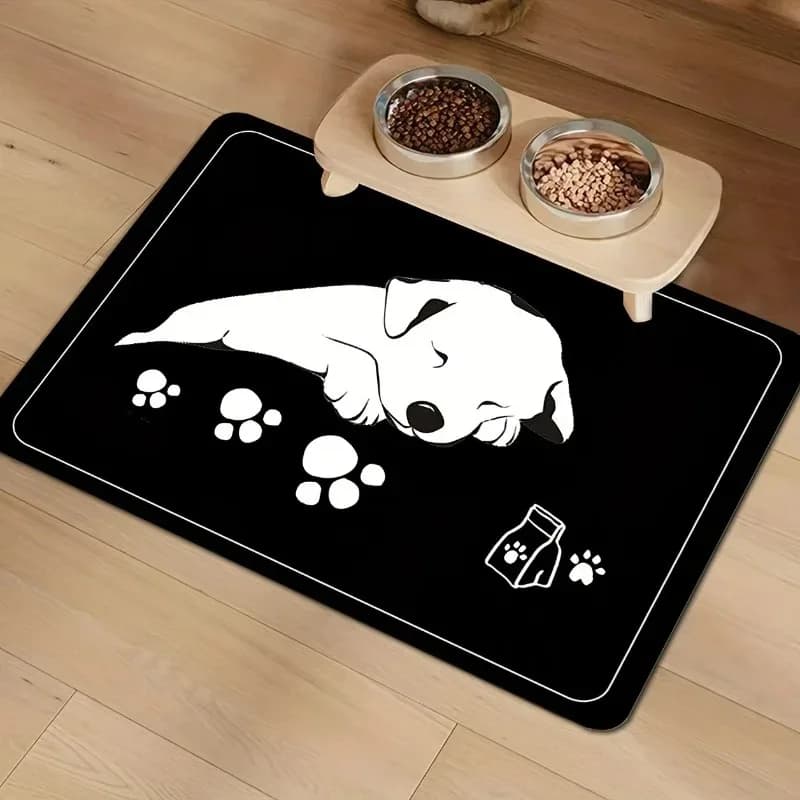 Pet Bowl Absorbent Nonslip Mat