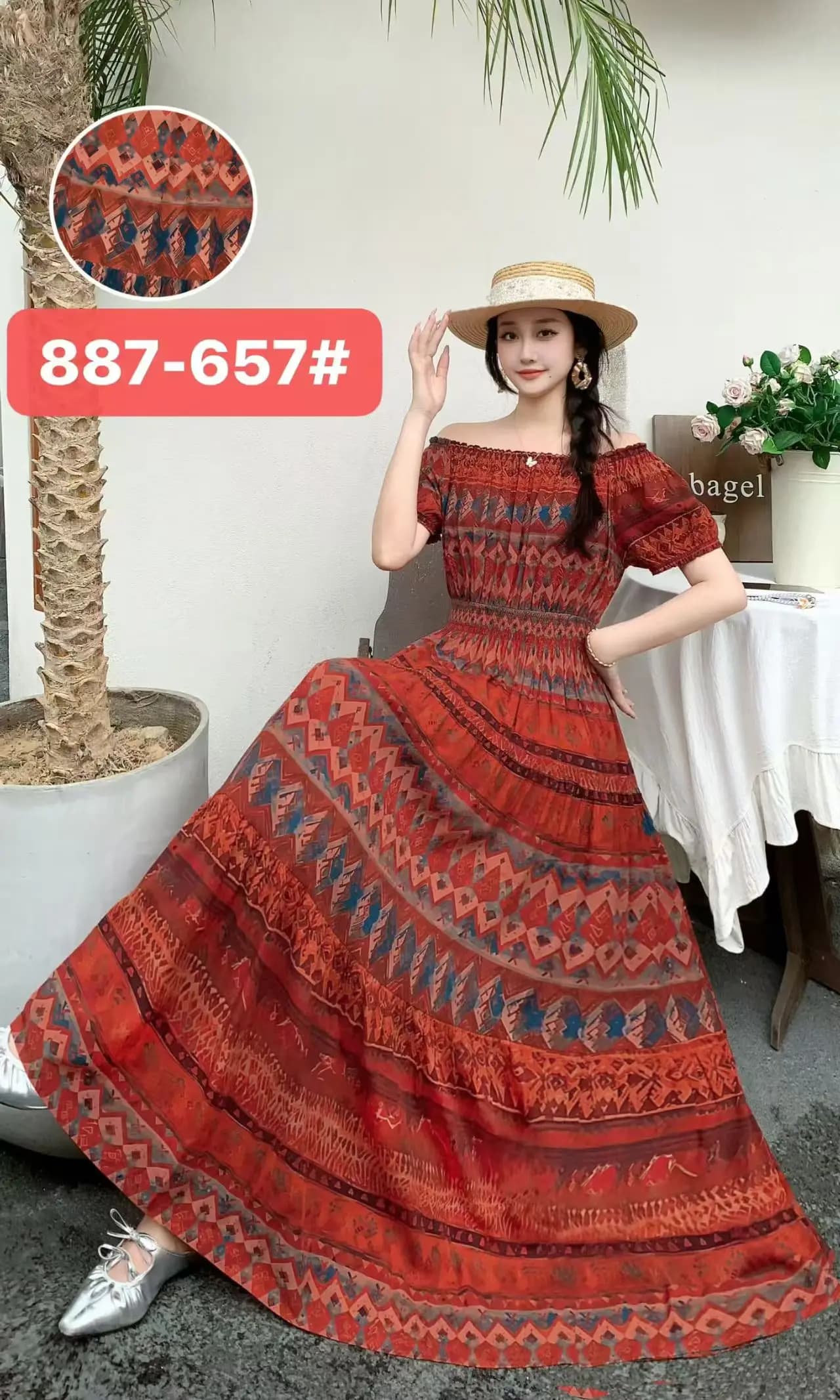 Bohemian Floral Maxi Dress
