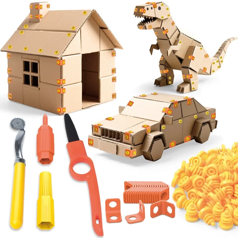Cardboard Construction Tool Kit for Kids