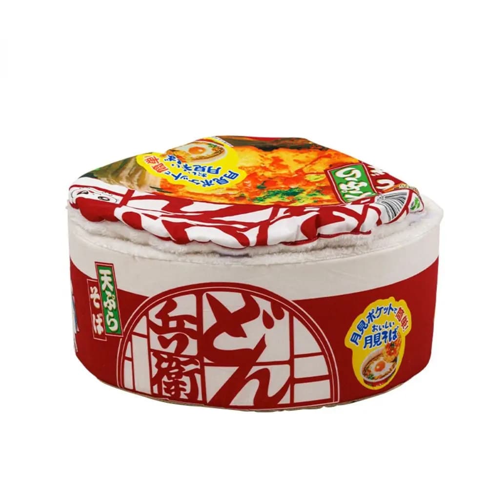 Noodle-Shaped Fleece Pet Bed