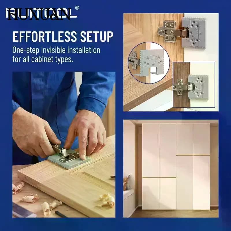 Hinge Positioning Jig for Cabinet Door Installation