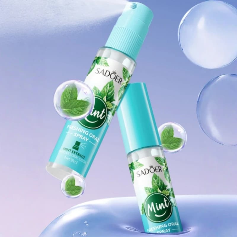 Mint and Peach Breath Freshening Spray