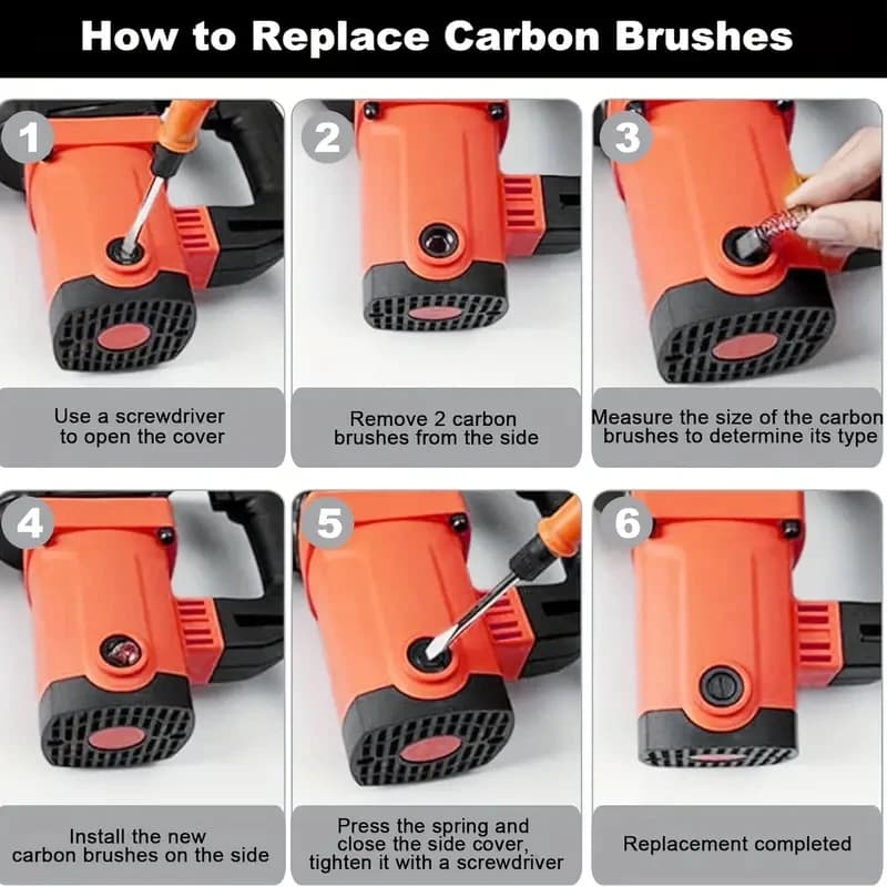 Carbon Brushes Assortment for Power Tools