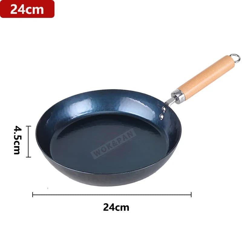 Cast Iron Skillet With Detachable Wooden Handle