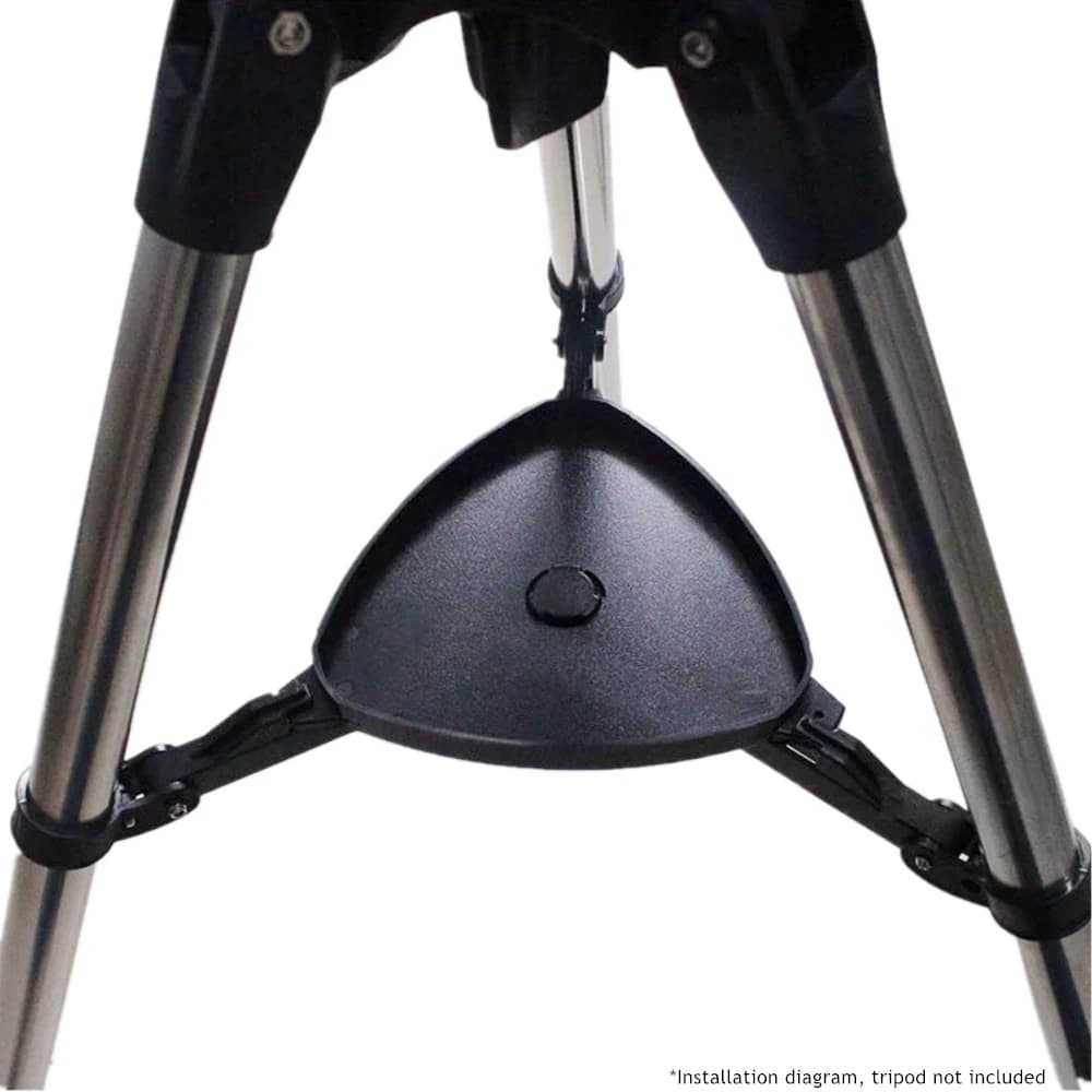 Telescope Tripod Accessory Tray with Support Bar