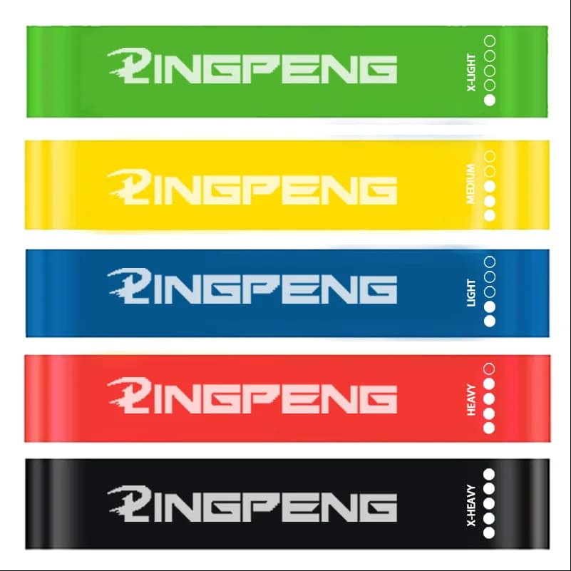 Different Resistance Bands Yoga Band Fitness Exercise Training Hip Tension Band Leg Squat Dance Elastic Loop Stretch Band